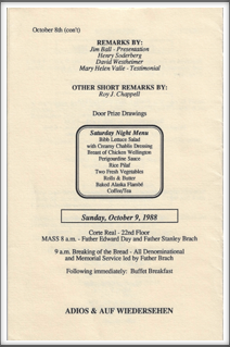 1988 San Antonio TX
Reunion Program-4